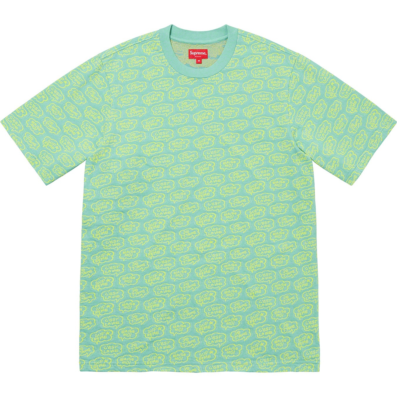 Word Bubble Jacquard S/S Top view 6